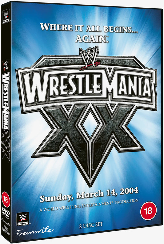 WWE WrestleMania XX DVD