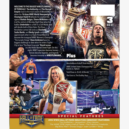WWE WrestleMania 32 DVD