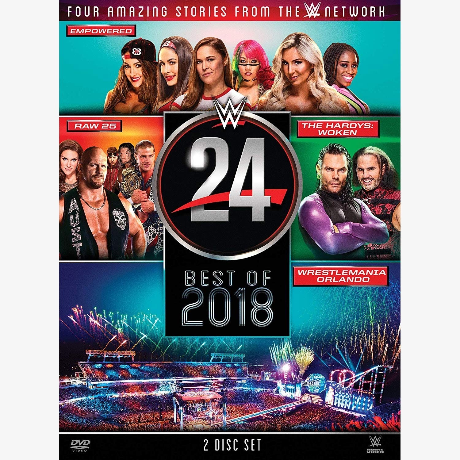 WWE 24: The Best of 2018 DVD