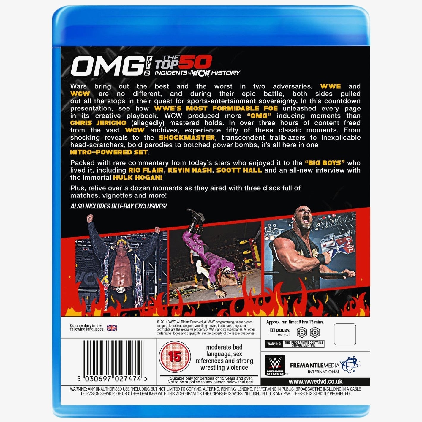 WWE OMG! Volume 2 - The Top 50 Incidents in WCW History Blu-ray