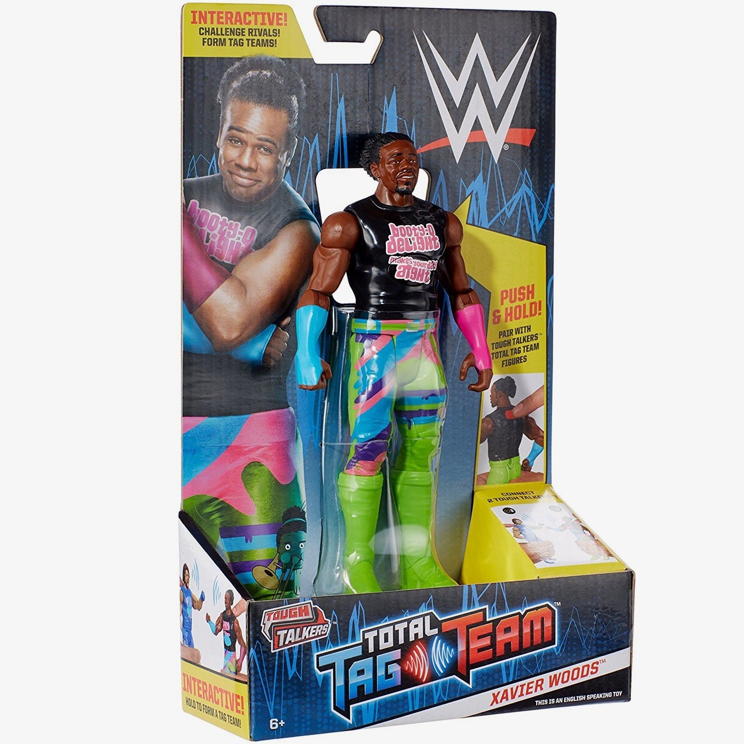 Xavier Woods WWE Tough Talkers Total Tag Team
